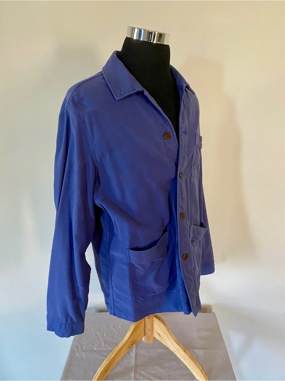 Peter Millar Men's Purple /Royal Blue Button-Front Shirt Jacket